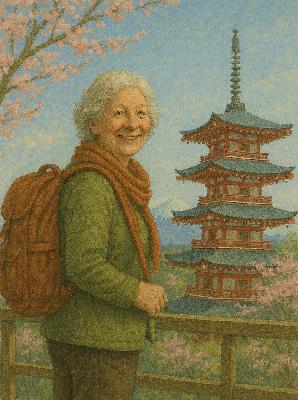 069- AUSWANDERN MIT 67: Shaktis Reise ins Unbekannte nach Japan  INTERVIEW