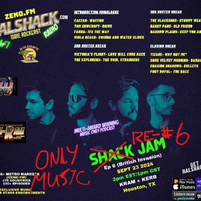 Episode 283: Halshack (Re-Jam 6) no host- (BRITISH INVASION 3)--Dec 6, 2025- (Shackjam 6- KERB 99.9)--Brit Wave edition--Shacklist on Halshack com - Find the full version on the podcast feed