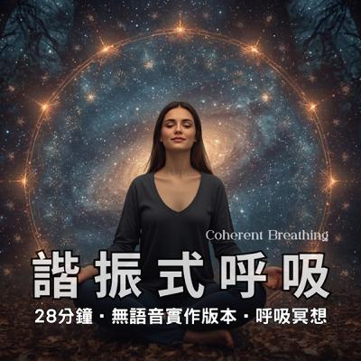 28分鐘，無語音實作冥想～諧振呼吸法｜冥想新手也能做到，一個經科學實證與支持的呼吸練習｜coherent breathing