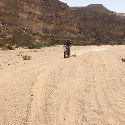 Motorcycle Echoing In Egypt Canyon Motorcycle Echoing In Egypt Canyon