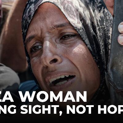 Gaza woman rebuilds her life after losing sight