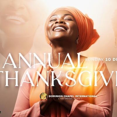 ANNUAL THANKSGIVING SUNDAY ANNUAL THANKSGIVING SUNDAY