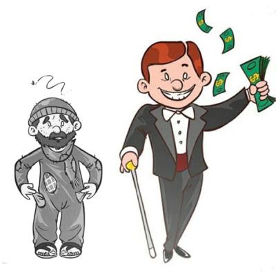 From rags to riches