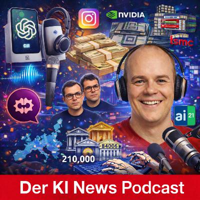 OpenAI feilt an Audio Modellen für KI Hardware | Nvidia & TSMC planen Chip Export nach China | Nvidia plant AI21 Übernahme | Europäische Bankenjobs in gefahr | Grok von xAI erstellt freizügige Bilder OpenAI feilt an Audio Modellen für KI Hardware | Nvidia & TSMC planen Chip Export nach China | Nvidia plant AI21 Übernahme | Europäische Bankenjobs in gefahr | Grok von xAI erstellt freizügige Bilder