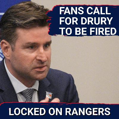 “Fire Drury!” Ranger fans call for Chris Drury’s job during a lifeless loss! Sullivan’s moves make no sense. “Fire Drury!” Ranger fans call for Chris Drury’s job during a lifeless loss! Sullivan’s moves make no sense.