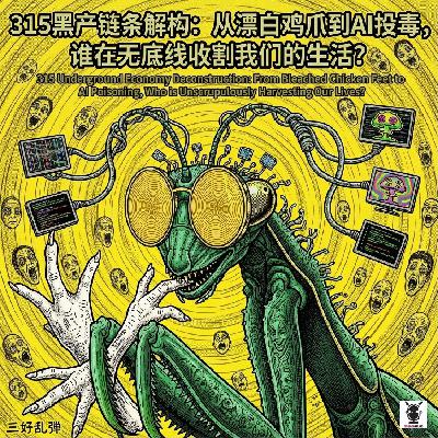 三好乱弹 - 315黑产链条解构：从漂白鸡爪到AI投毒，谁在无底线收割我们的生活？