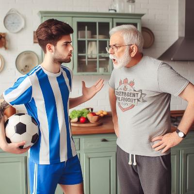 Papà smettila! Lasciami giocare