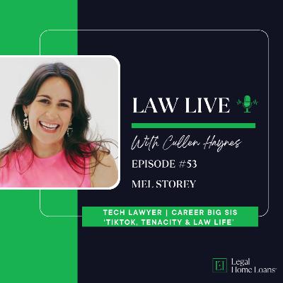 Law Live ⚖️ 🔴 Episode 53 with Mel Storey | Lawyer | Podcaster | Career Big Sis | 'TikTok, Tenacity & The Truth About Law Life'