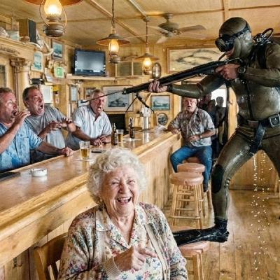 ¡BUZO VENGADOR ataca con arpón en un bar de Galicia !   y la abuela de 103 años que murió DOS VECES seguidas.