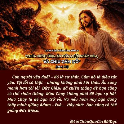[22/02/2026] Lời Chúa Hôm Nay – Chúa Nhật Tuần 1 Mùa Chay Năm A