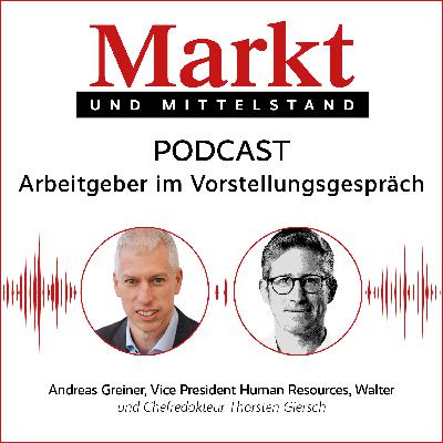 Mit Andreas Greiner, Walter AG