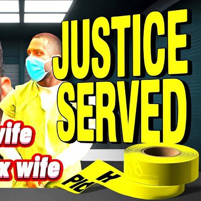 He kills his wife, then kills his ex wife.