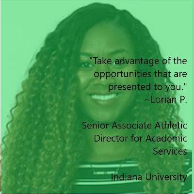 S1E2 - W.I.SE. TV & Radio with Lorian P., Senior Associate Athletic Director for Academic Services - Indiana University