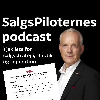 Tjekliste for salgsstrategi, -taktik og -operation