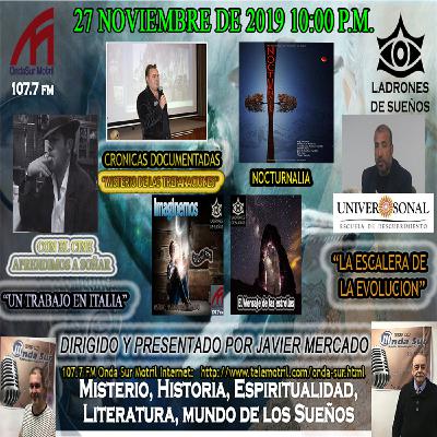 T5 EP146 Un trabajo en Italia/Mensaje Estrellas/Escalera evolución/Trepanaciones/Nocturnalia