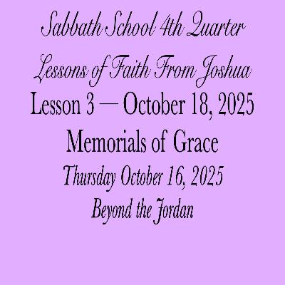 Memorials of Grace — Beyond the Jordan