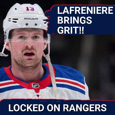Alexis Lafreniere shows much-needed grit, Rangers play with FU in 4-0 win, Vincent Trocheck injured!
