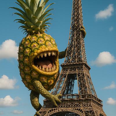 A Pineapple Eating a Baguette