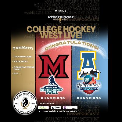 College Hockey West LIVE! Se 5 Ep 44 Nov 30, 2025 College Hockey West LIVE! Se 5 Ep 44 Nov 30, 2025