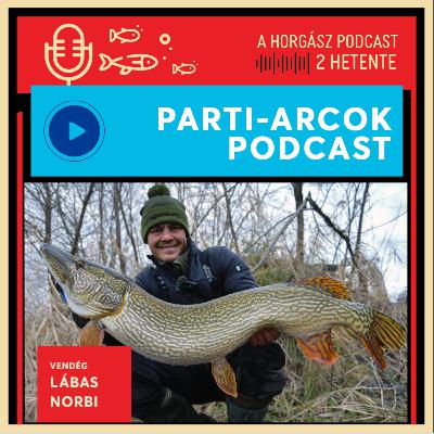 98. A jó csalihal nagy és döglött - Lábas Norbi | Parti-Arcok Podcast