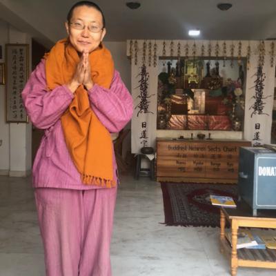 ブッダガヤ一心寺　妙晏さん