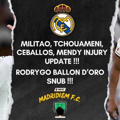 The international break virus doesn't spare anybody! Half the squad is now injured! Rodrygo snubbed!