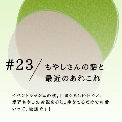 #23 もやしさんの話と 最近のあれこれ #23 もやしさんの話と 最近のあれこれ