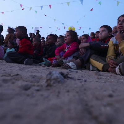Children's cinema in Gaza: Project offers youngsters distraction & some respite