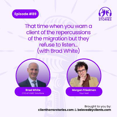 That time when you warn a client of the repercussions of the migration but they refuse to listen… (with Brad White) That time when you warn a client of the repercussions of the migration but they refuse to listen… (with Brad White)