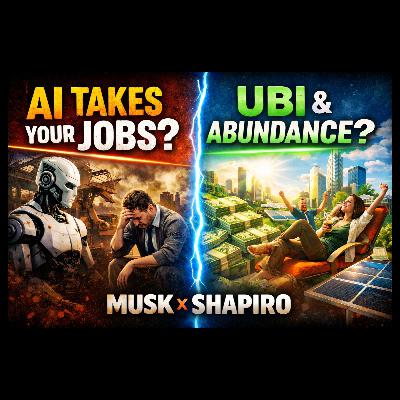 AI Unemployment Is Coming: Sustainable Amazing Abundance, UBI & Post-Labor Economics (Musk × Shapiro)
