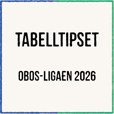 Tabelltips 2026 Tabelltips 2026