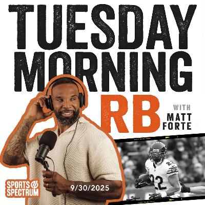 TUESDAY MORNING RB - Matt Forte on NFL tie games, storming the field, HOF criteria and prioritizing praise