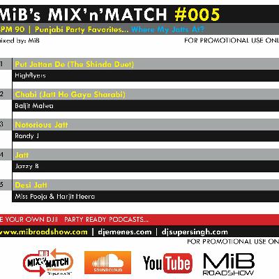MIB MIX-N-MATCH #005 [ 90 BPM ] MIBROADSHOW-COM