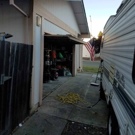 Automatic garage door opener installation