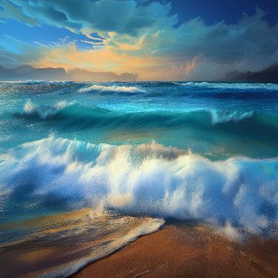 Waves Crashing on the Beach for 1hr π Waves Crashing on the Beach for 1hr π