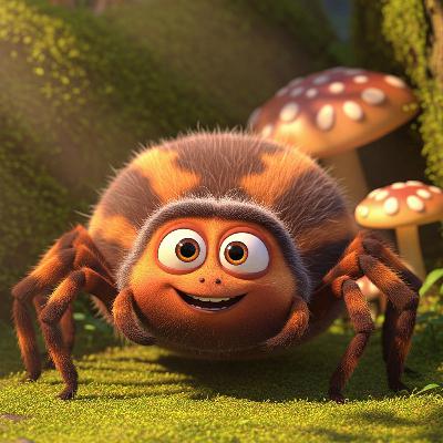 Den ikke-så-skræmmende edderkop Den ikke-så-skræmmende edderkop