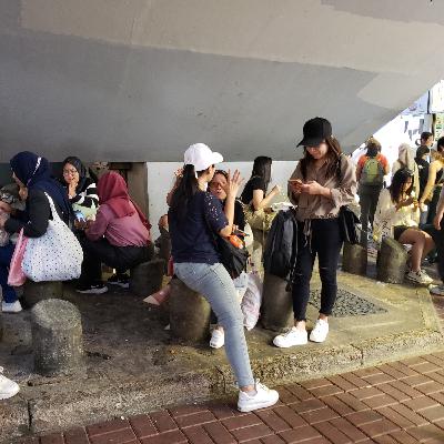 Checkpoint 1: Hostile Architecture under the footbridge, 124 Tung Choi Street Checkpoint 1: Hostile Architecture under the footbridge, 124 Tung Choi Street