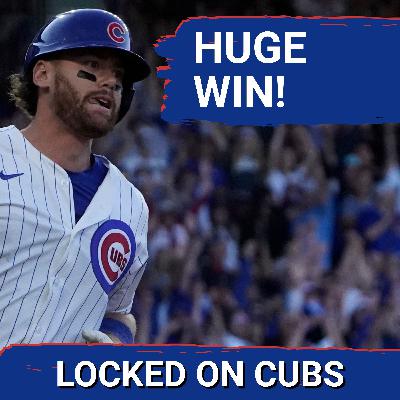 Chicago Cubs post HUGE WIN to begin playoffs!