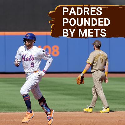 PADRES POSTCAST: San Diego PADRES POUNDED 6-1 By NY METS, WC Lead Cut to 4 with 9 Games Remainjng