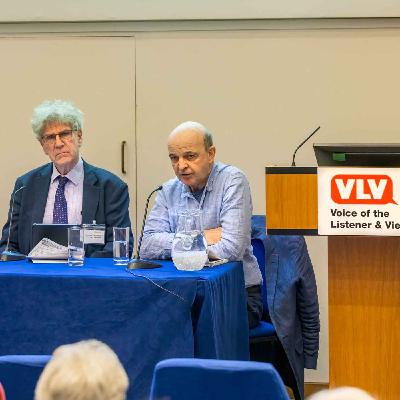 Mark Damazer, former BBC Trustee and Prof Steven Barnett at the VLV conference