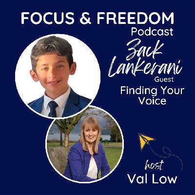 FF204: Finding Your Voice with 13-Year-Old Zack Lankerani, Speaker, Author, Podcaster, Triathlete.