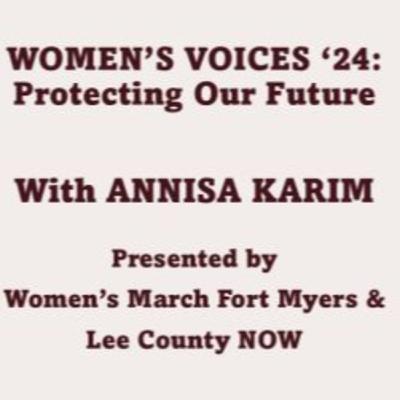 WOMEN'S VOICES '24: PROTECTING OUR FUTURE with ANNISA KARIM