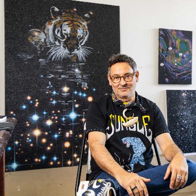 Artist Reuben Paterson in New York Artist Reuben Paterson in New York