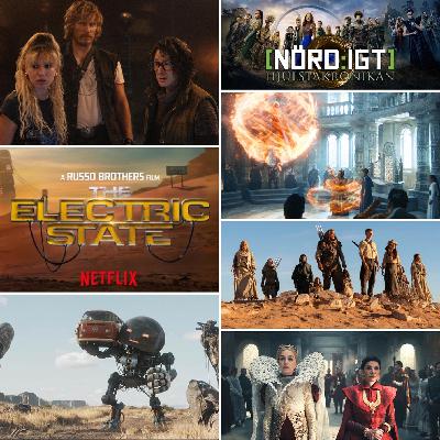 479. Den med The Electric State, Hjulstakrönikan S03E01-03: To Race the Shadow, A Questions of Crimson och Seeds of Shadow