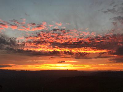 “You need clouds to make a good sunset”