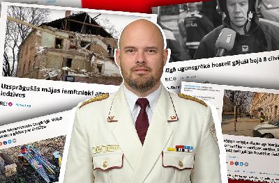 Uguns nelaimju mācība - jāizglīto cilvēki. VUGD priekšnieka vietnieks Mārtiņš Baltmanis