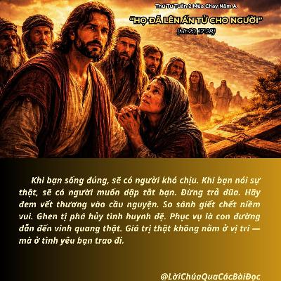 [04/03/2026] Lời Chúa Hôm Nay – Thứ Tư Tuần 2 Mùa Chay Năm A