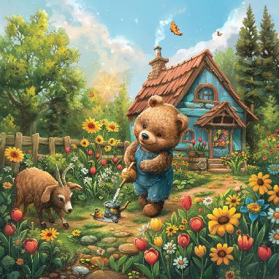 儿童故事：小熊的花园