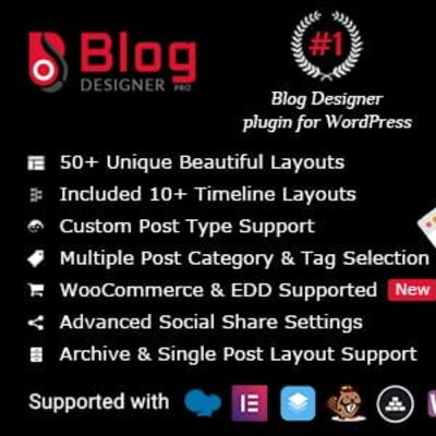 Nulled Blog Designer PRO for WordPress