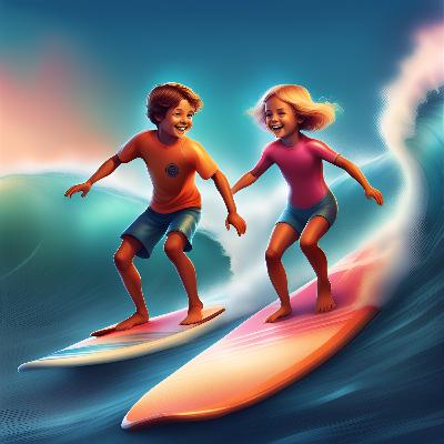 Convertirnos en Campeones de Surf, el sueño de Julia y Manolo